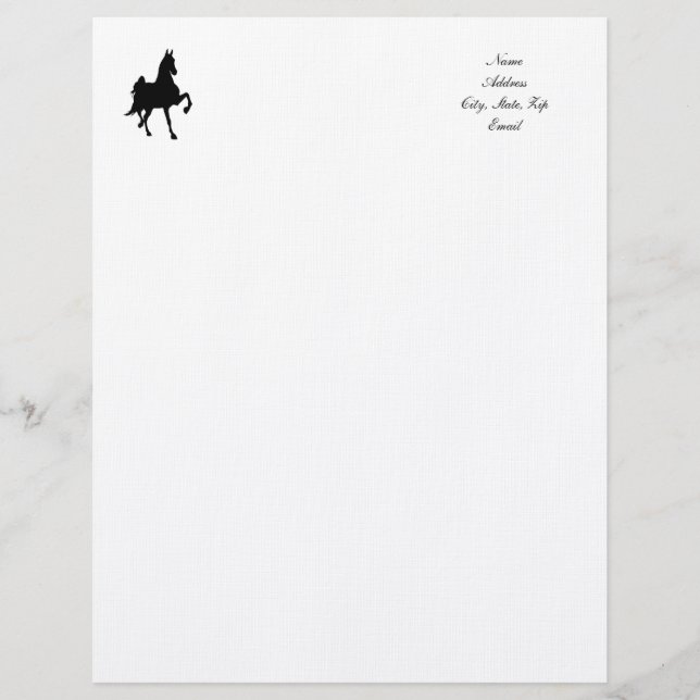 Papel Timbrado Cavalo de sela (Frente)