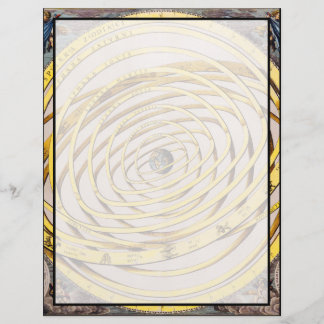 Papel Timbrado Celestial Map Andres Celarius Letterhead