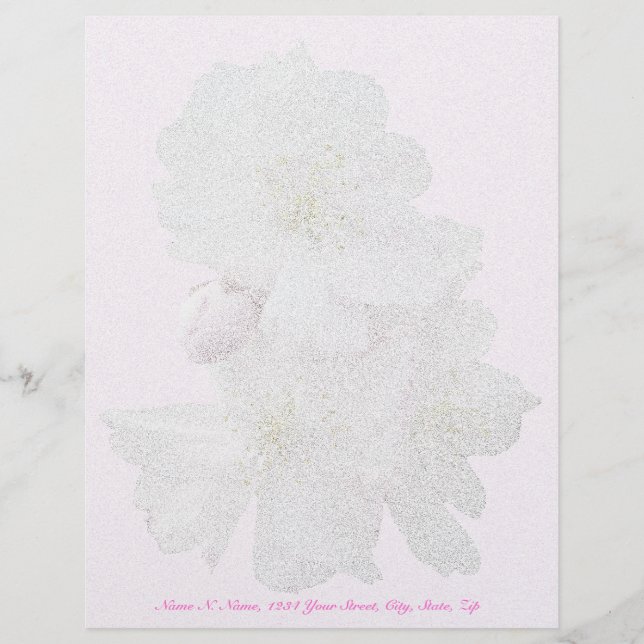 Papel Timbrado Cherry Blossoms Letterhead (Frente)