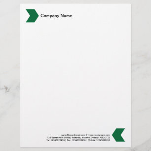 Papel Timbrado Chevron - Floresta Verde