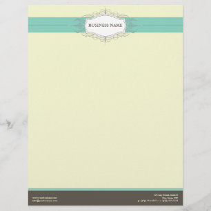 Papel Timbrado Chic Deco - Cabeça Personalizada
