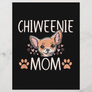 Papel Timbrado chiweenie mãe chihuahua dona fofa dona de cachorr