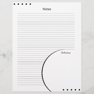 Papel Timbrado Church Service Christian Bolinhas Negras