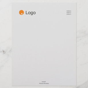 Papel Timbrado Cinza simples