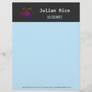 Papel Timbrado cinzas escuras minimalistas