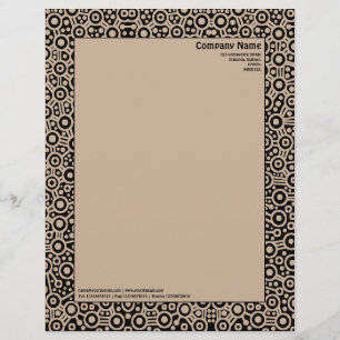 Papel Timbrado Circuidade ET - Preto com Hex CCB298