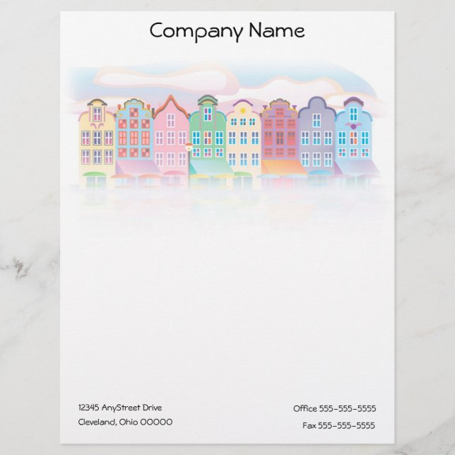 Papel Timbrado City Letterhead (Frente)
