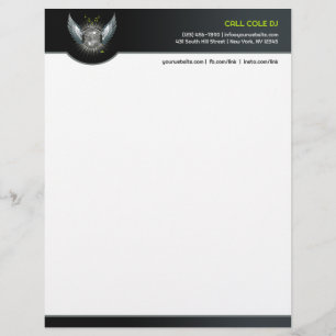 Papel Timbrado Club DJ Letterhead