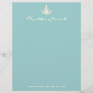 Papel Timbrado Coco Chandelier CHANGE COR ~ Letterhead