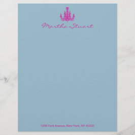 Papel Timbrado Coco Chandelier CHANGE COR ~ Letterhead