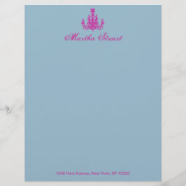 Papel Timbrado Coco Chandelier CHANGE COR ~ Letterhead