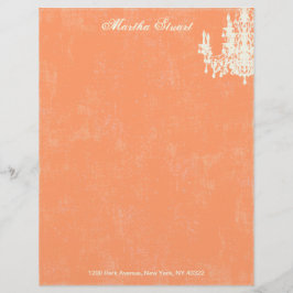 Papel Timbrado Coco Chandelier CHANGE COR ~ Letterhead