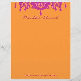 Papel Timbrado Coco Chandelier CHANGE COR ~ Letterhead