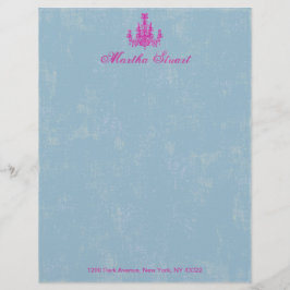 Papel Timbrado Coco Chandelier CHANGE COR ~ Letterhead
