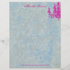 Papel Timbrado Coco Chandelier CHANGE COR ~ Letterhead