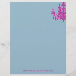 Papel Timbrado Coco Chandelier CHANGE COR ~ Letterhead