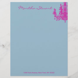 Papel Timbrado Coco Chandelier CHANGE COR ~ Letterhead