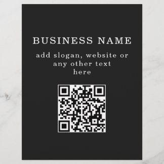 Papel Timbrado Código QR promocional empresarial