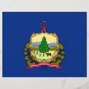 Papel timbrado com a Bandeira de Vermont, EUA