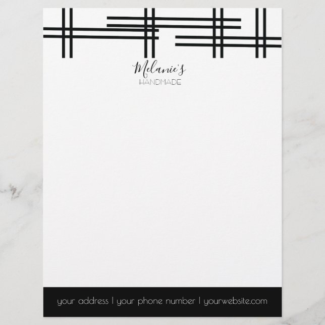 Papel Timbrado com Logotipo Profissional - Estilo  (Frente)