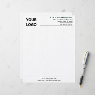 Papel Timbrado Comercial Personalizado Escolha Cor