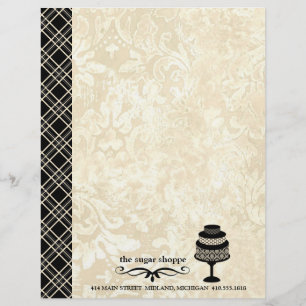 Papel Timbrado Companhia de Bakery Contemporânea Modelo