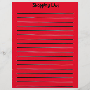 Papel Timbrado Comprando vermelho timbrado