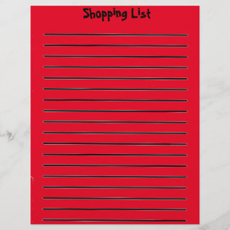 Papel Timbrado Comprando vermelho timbrado