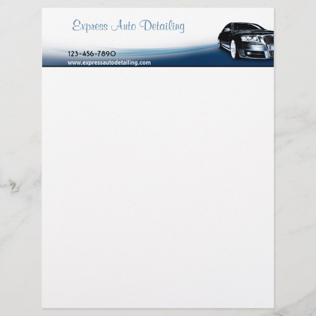 Papel Timbrado Compro de Reparo Automóvel (Frente)
