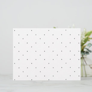 Papel Timbrado Conjunto de Pastas com Padrão de Triângulo Minimal