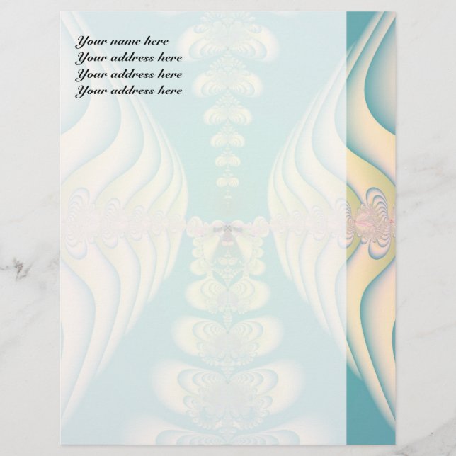 Papel Timbrado Conto de Fadas Azul (Frente)