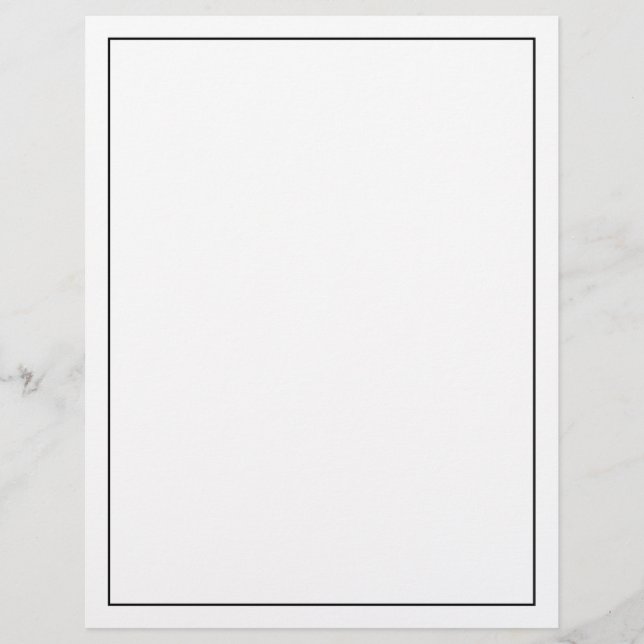 Papel Timbrado Cor Personalizada do vazio (Frente)