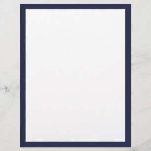 Papel Timbrado Cor Personalizada em Branco