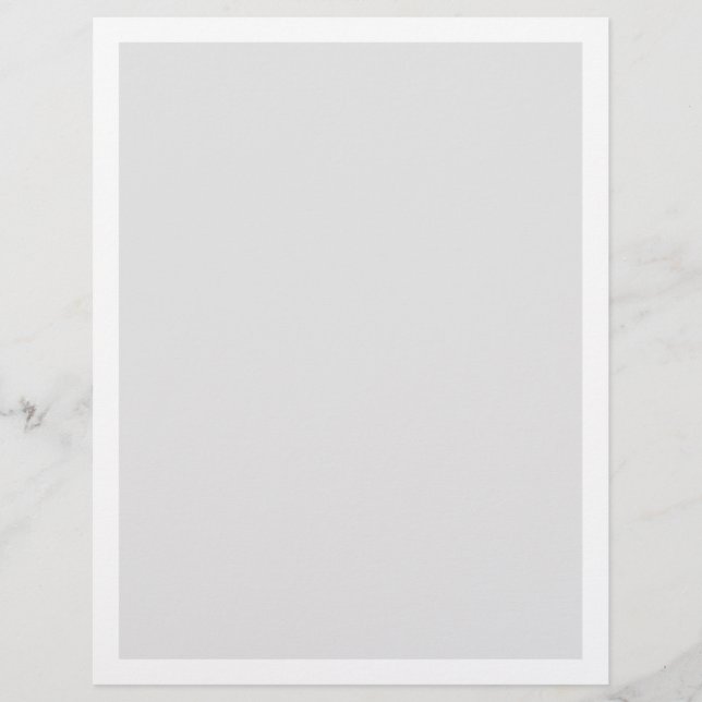 Papel Timbrado Cor Personalizada em Branco (Frente)
