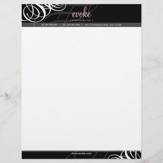 Papel Timbrado CORPORATE LETTERHEAD :: designer vogue 16 (Frente)