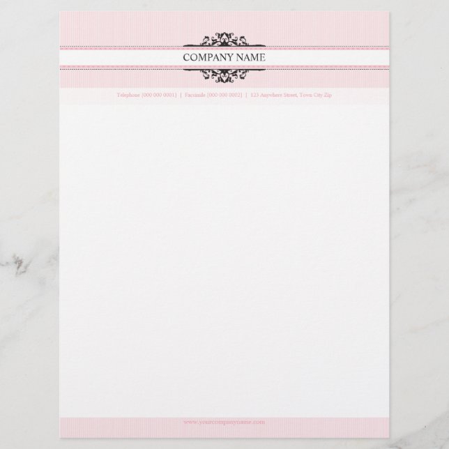 Papel Timbrado CORPORATE LETTERHEAD: divino 4 (Frente)