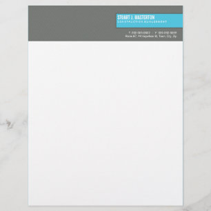 Papel Timbrado CORPORATE LETTERHEAD: simples bloqueado 2