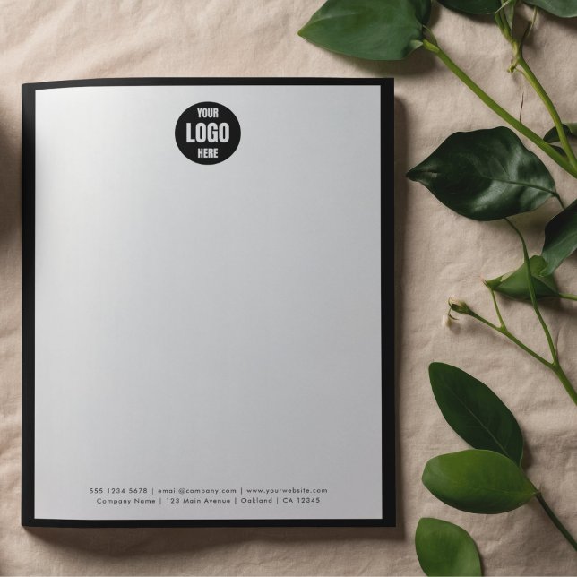 Papel Timbrado Corporativo | Moderno (Corporate Letterhead | Modern
)