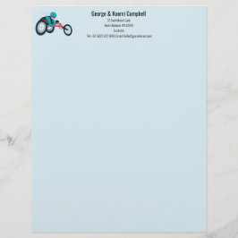 Papel Timbrado Corrida em cadeira de rodas