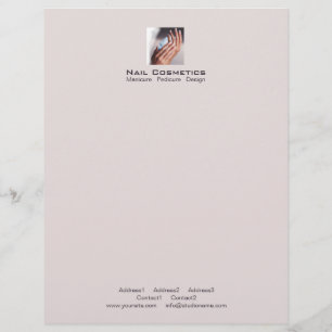 Papel Timbrado Cosméticos das unhas 1 - Letterhead