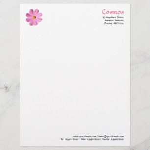 Papel Timbrado Cosmos Rosa