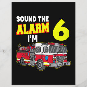 Papel Timbrado Crianças Som Alarme Im 6 Crianças Bombeiros