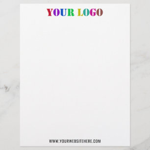 Papel Timbrado Crie seu próprio exemplo timbrado da empresa