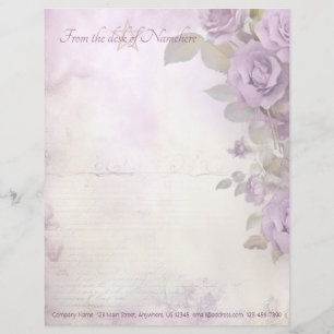 Papel Timbrado Crie Seu Próprio Romântico Shabby Chic com Rosas R