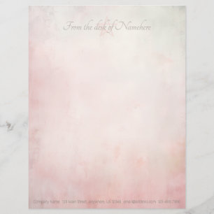 Papel Timbrado Crie Seu Próprio Rosey Green Shabby Chic Grunge