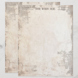 Papel Timbrado Crie Seu Próprio Visual de Estuque Envelhecido Ind