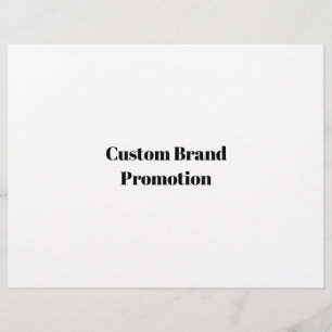 Papel Timbrado Crie Sua Própria Promoção de Marca Simples