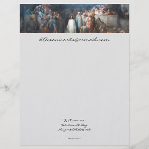 Papel Timbrado Cristo Saindo de Praetorium