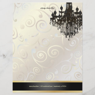 Papel Timbrado Cupcakes de lustre PixDezines redemoinhos/branco p