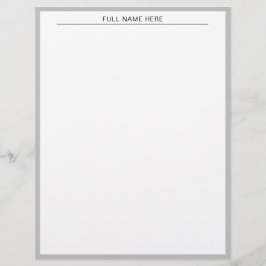 Papel Timbrado Custom Name